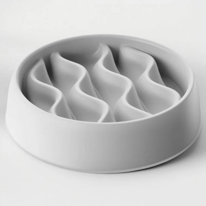 Slow Feeder Dog Bowl | Paw Print Anti-Choking Feeding Bowl