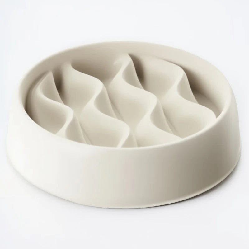 Slow Feeder Dog Bowl | Paw Print Anti-Choking Feeding Bowl