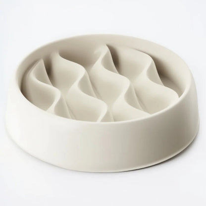 Slow Feeder Dog Bowl | Paw Print Anti-Choking Feeding Bowl